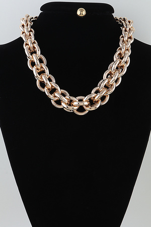 Multi Chain Link Necklace