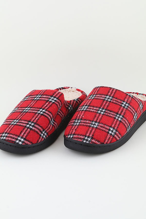Cozy Plaid Slippers