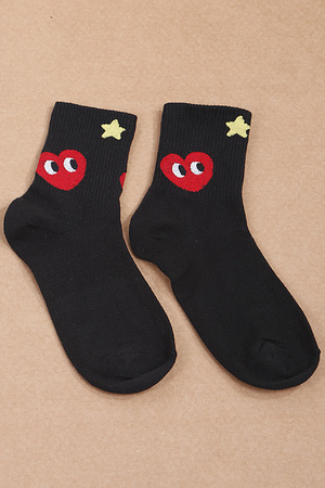 Heart N Star Socks