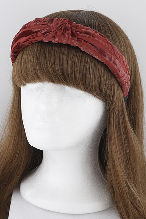 Velvet Knotted Headband