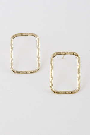 Rectangle Hoop Earring 9EBD2
