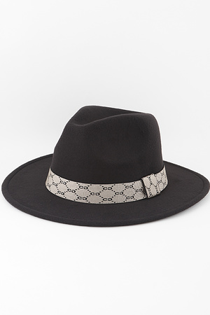 Quilt Stripe Fedora Hat