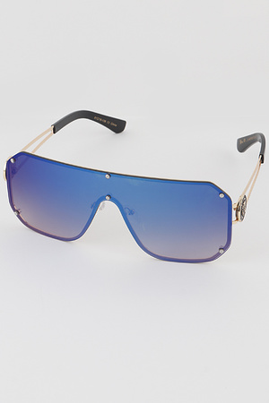 Hidden Frame Shield Sunglasses
