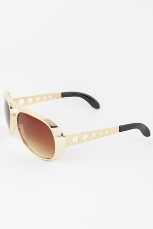 Open Disc Aviator Sunglasses