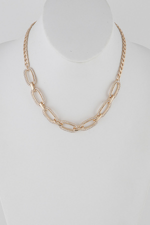 Thin Chainlink Choker  Necklace