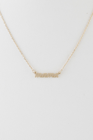 Mama Necklace