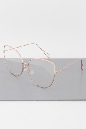Rounded Cateye Optical Glasses