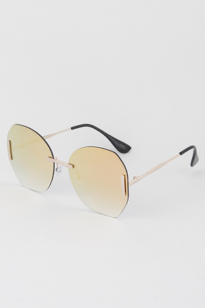 Rimless Gradient Sunglasses