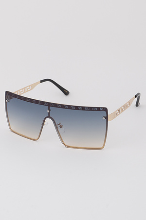 Greek Key Frame Sunglasses