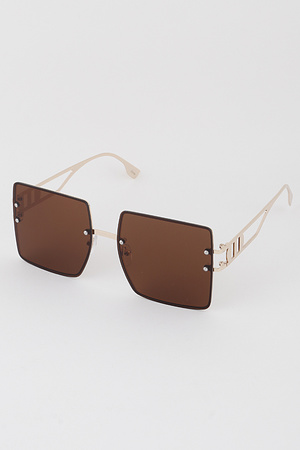 Bolted Square Sunglasses