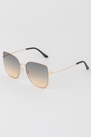 Oversized Gradient Cateye Sunglasses