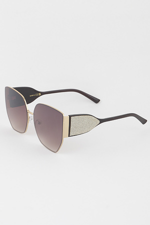 Oversized Gradient Butter fly Sunglasses