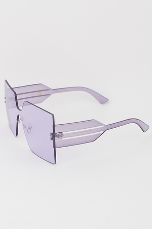 Bright Rimless Butter fly Sunglasses