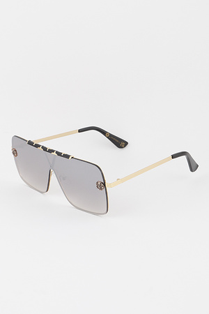 Royal Lion Straight Sunglasses