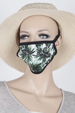 Tropical Print Mask