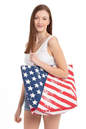 AMERICAN FLAG TOTE BAG