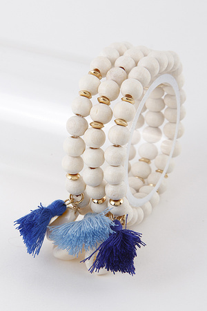 Beaded Tassel Bracelet 9EAC5