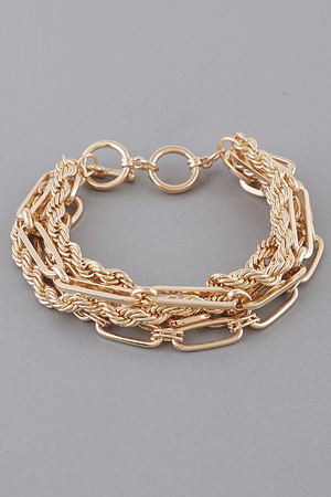 Multi Chain Toggle Bracelet