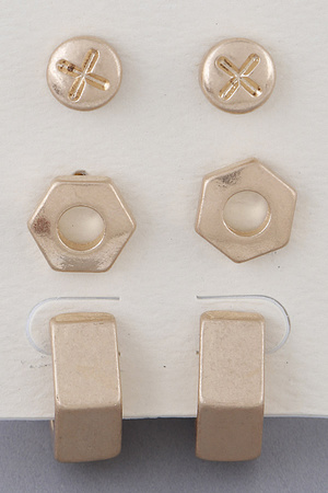 Screws Stud Earrings