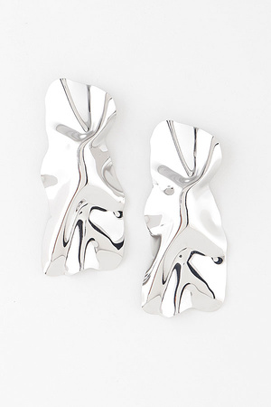 Abstract Flow Plate Earrings