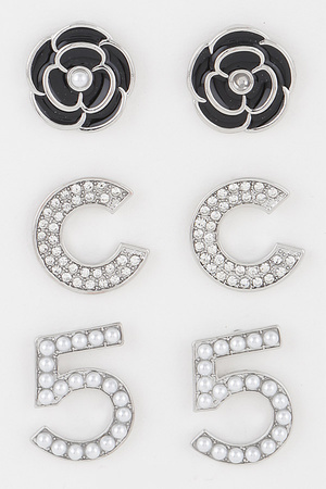 Flower C5  Earrings Set