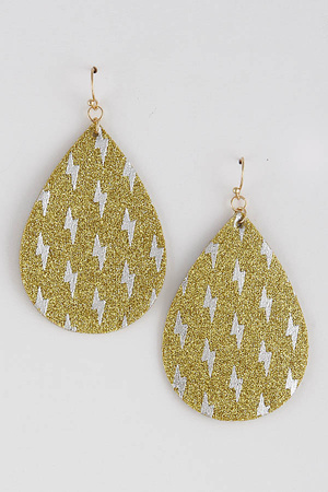 Lightning Teardrop Earrings 9IBA7