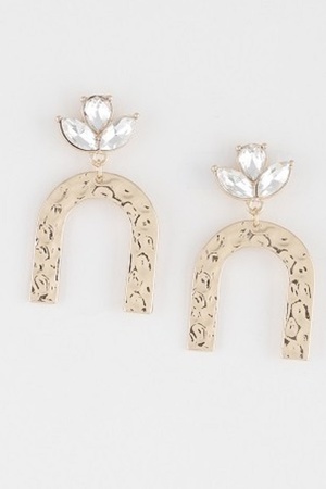Hammered Arch Earrings