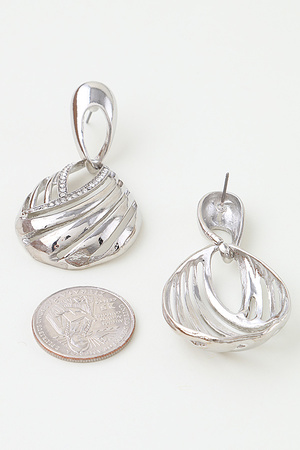 Polished Modern Wrapped Earrings