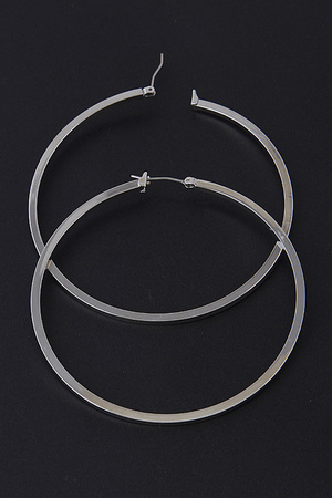 Metallic Hoop Earrings 8HAB4