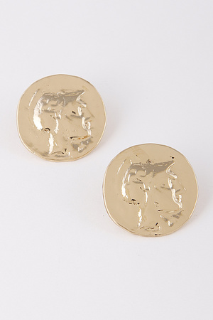 Your Coin Metal Earrings 8HAB3