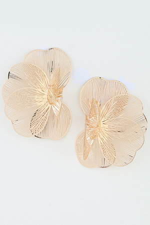 Delicate Petal Blossom Stud Earrings