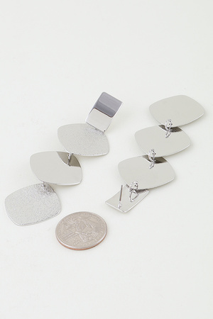 Modern Scale Drop Earrings