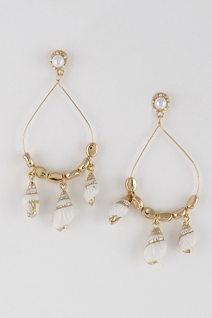 Seashell Drop Earrings 9EBF7