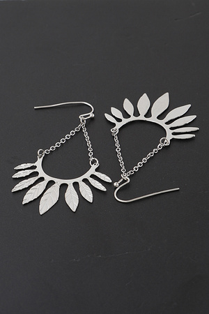 Leaf Teardrop  Earrings