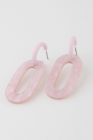 Two Toned Chain Earrings