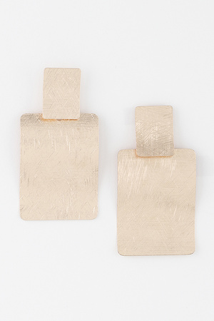Abstract Scratch Pane Earrings
