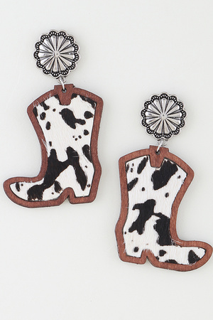 Antique Cowboy Boots Earrings