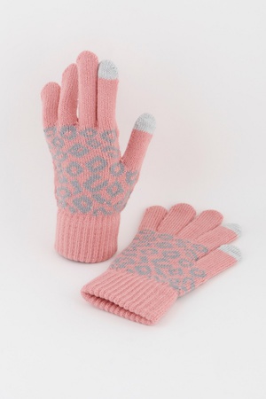 Leo Print Gloves