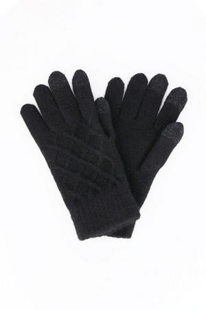 SOFT KNIT SMART TOUCH GLOVES.