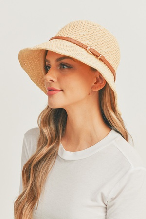CROCHET PATTERN BUCKET HAT WITH BAND