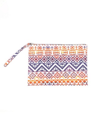 COLORFUL TRIBAL POUCH.