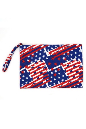 AMERICAN FLAG POUCH