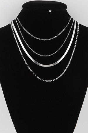 Multi Snake Chain Necklace