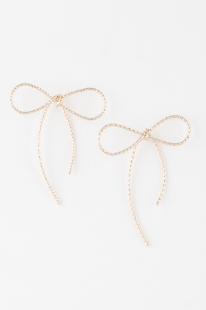 Delicate Ribbon Wrap Earrings