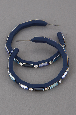Block Hoop Earrings 9IAC6
