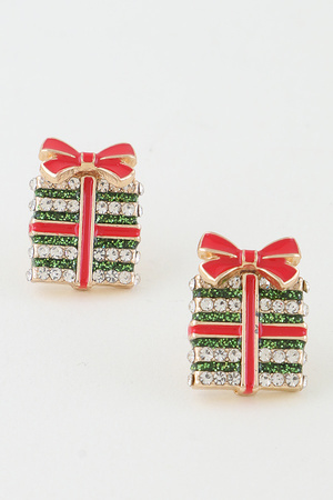 Holiday Gift Stud Earrings