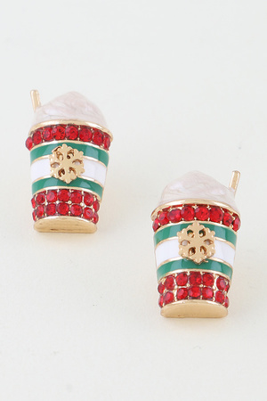 Holiday Frappe Stud Earrings