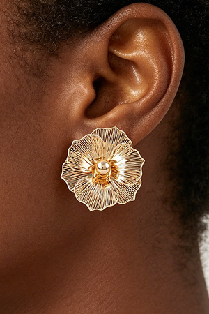 Blooming Petal Flower Earrings