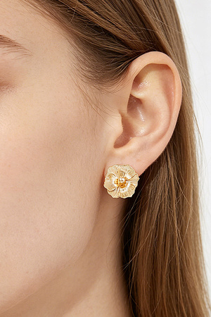 Blooming Petal Flower Earrings