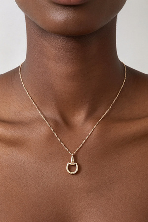 Polished Toggle Drop Pendant Necklace